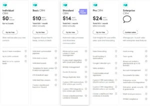 monday crm pricing